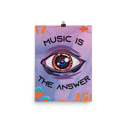 Poster - Music is the Answer