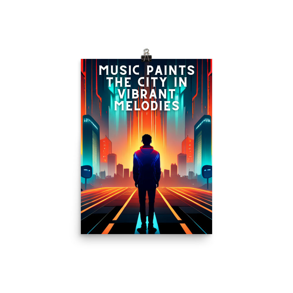 Poster - MUSIC PAINTS THE CITY IN VIBRANT MELODIES