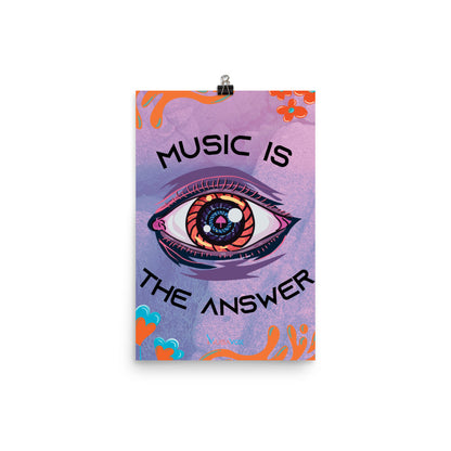 Poster - Music is the Answer