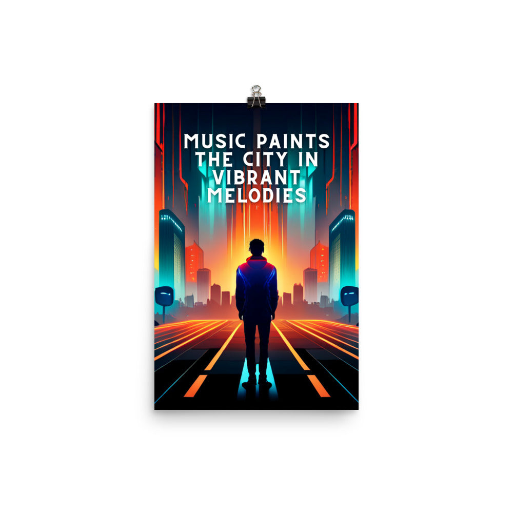 Poster - MUSIC PAINTS THE CITY IN VIBRANT MELODIES