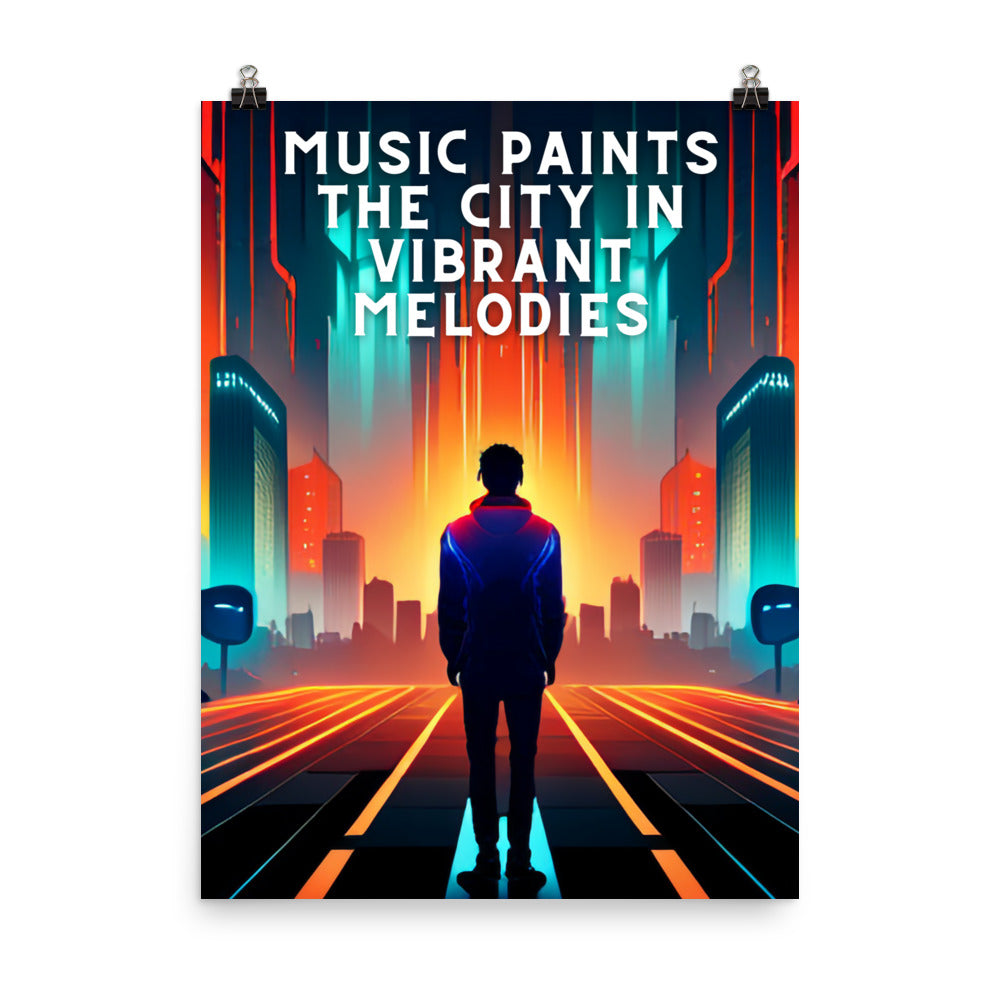 Poster - MUSIC PAINTS THE CITY IN VIBRANT MELODIES