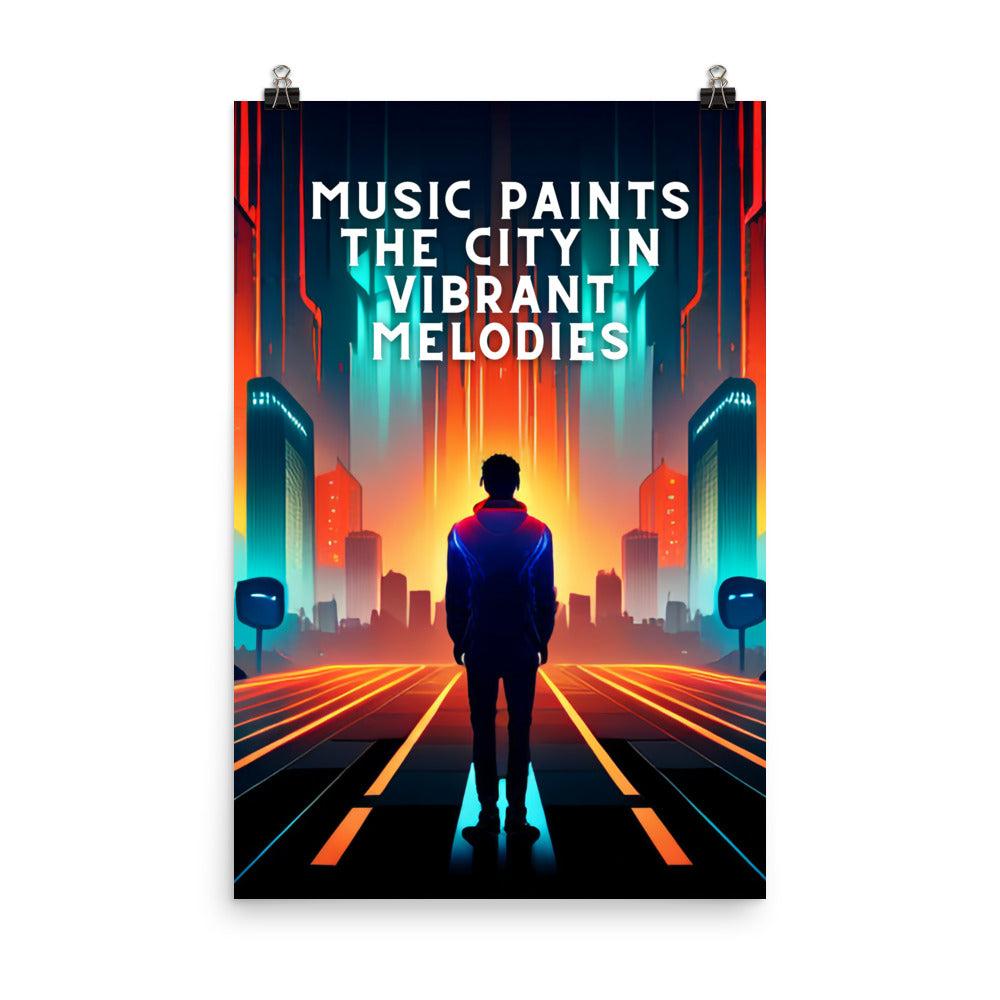 Poster - MUSIC PAINTS THE CITY IN VIBRANT MELODIES