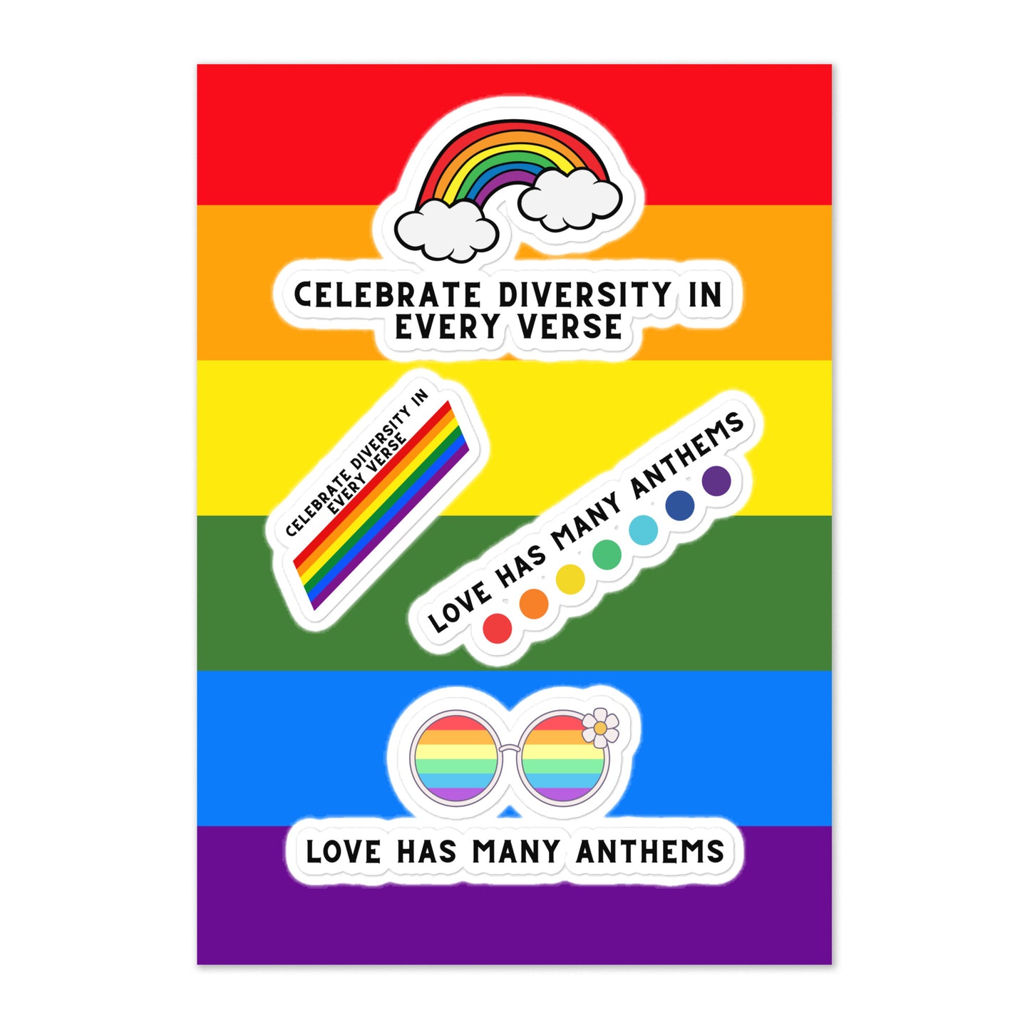 Sticker sheet - PRIDE