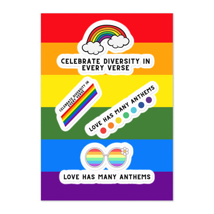 Sticker sheet - PRIDE