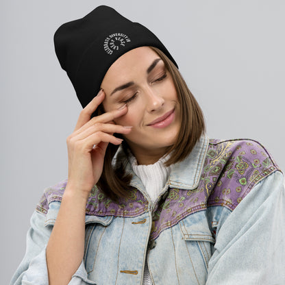 Embroidered Beanie - CELEBRATE DIVERSITY IN EVERY VERSE