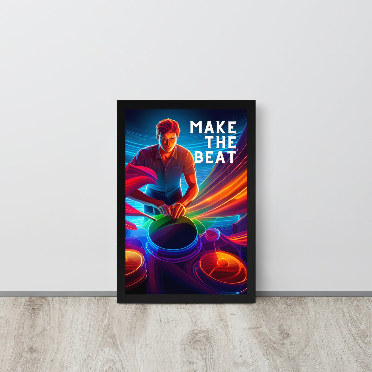 Framed poster - MAKE THE BEAT