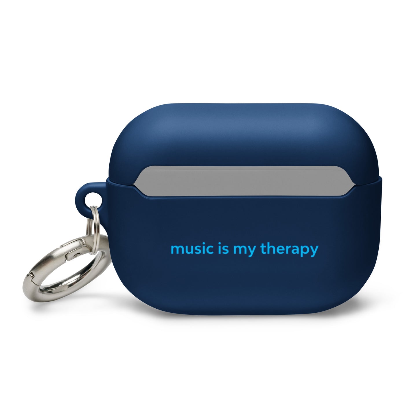 Rubber Case for AirPods® and AirPods® Pro - Music is my therapy