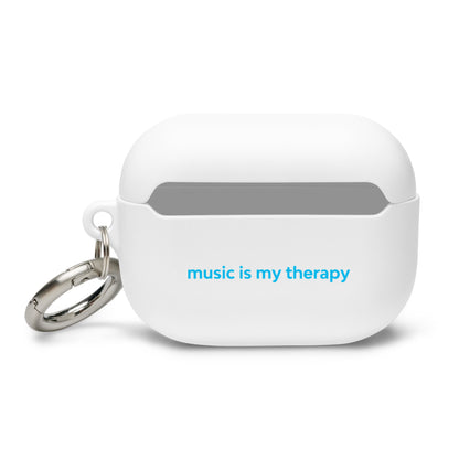 Rubber Case for AirPods® and AirPods® Pro - Music is my therapy